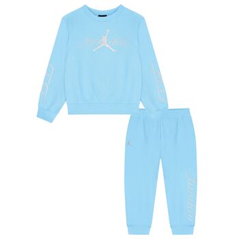 Younger Boys Blue Logo Tracksuit