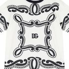 Boys Ivory & Black Bandana T-Shirt, 1, hi-res