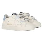 Ivory & Blue Leather Baby Pre Walker Shoes Set, 1, hi-res