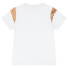 Boys White Logo T-Shirt, 1, hi-res