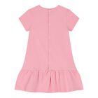 Younger Girls Pink Bag Dress, 3, hi-res