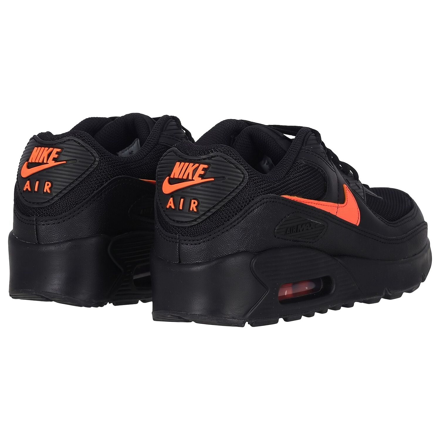 Black Nike Air Max 90 Trainers , 1, hi-res
