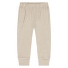 Younger Girls Ivory, Navy Blue & Grey Cat 3 Piece Leggings Set, 1, hi-res