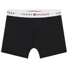 Boys Black Boxer Shorts (2-Pack) , 1, hi-res