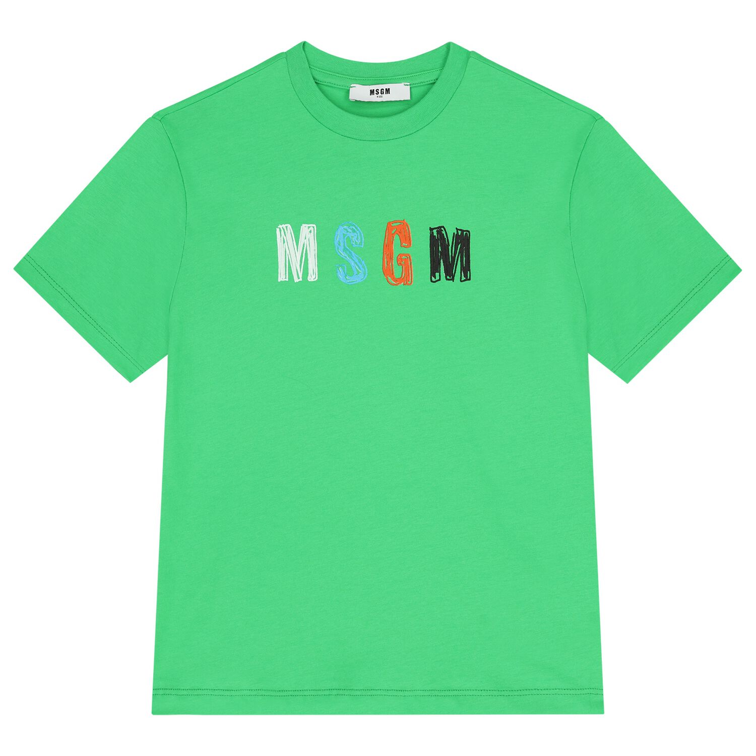 Boys Green Logo T-Shirt, 2, hi-res