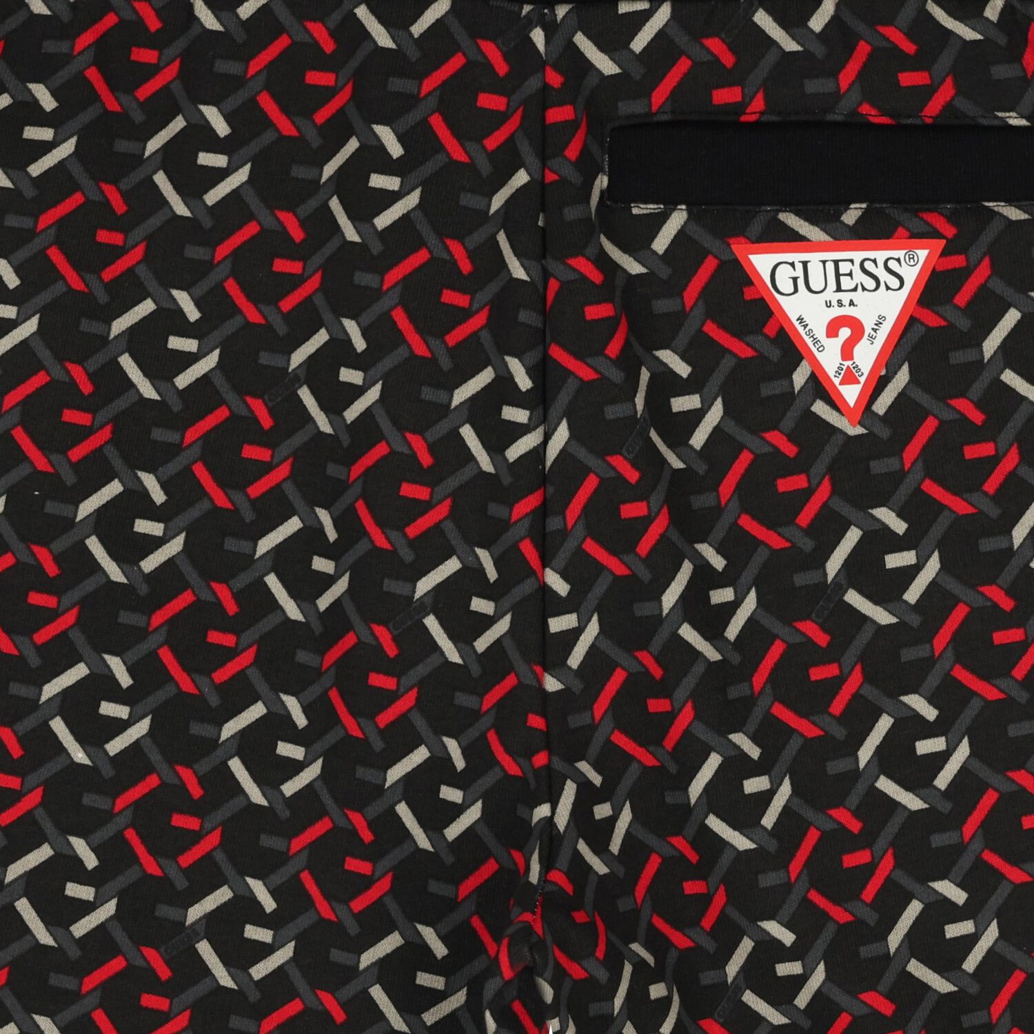 Boys Black & Grey Shorts, 1, hi-res