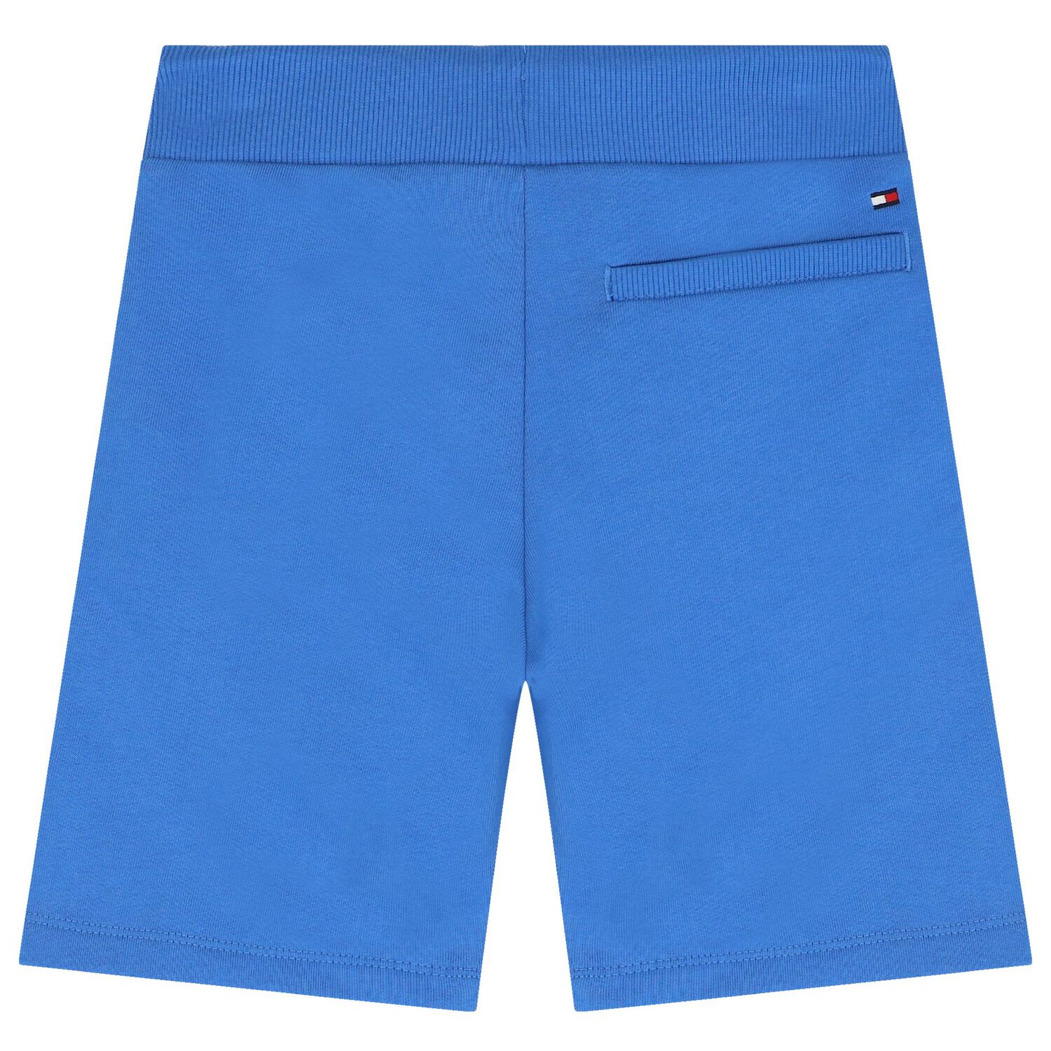 Boys White & Blue Logo Shorts Set, 1, hi-res