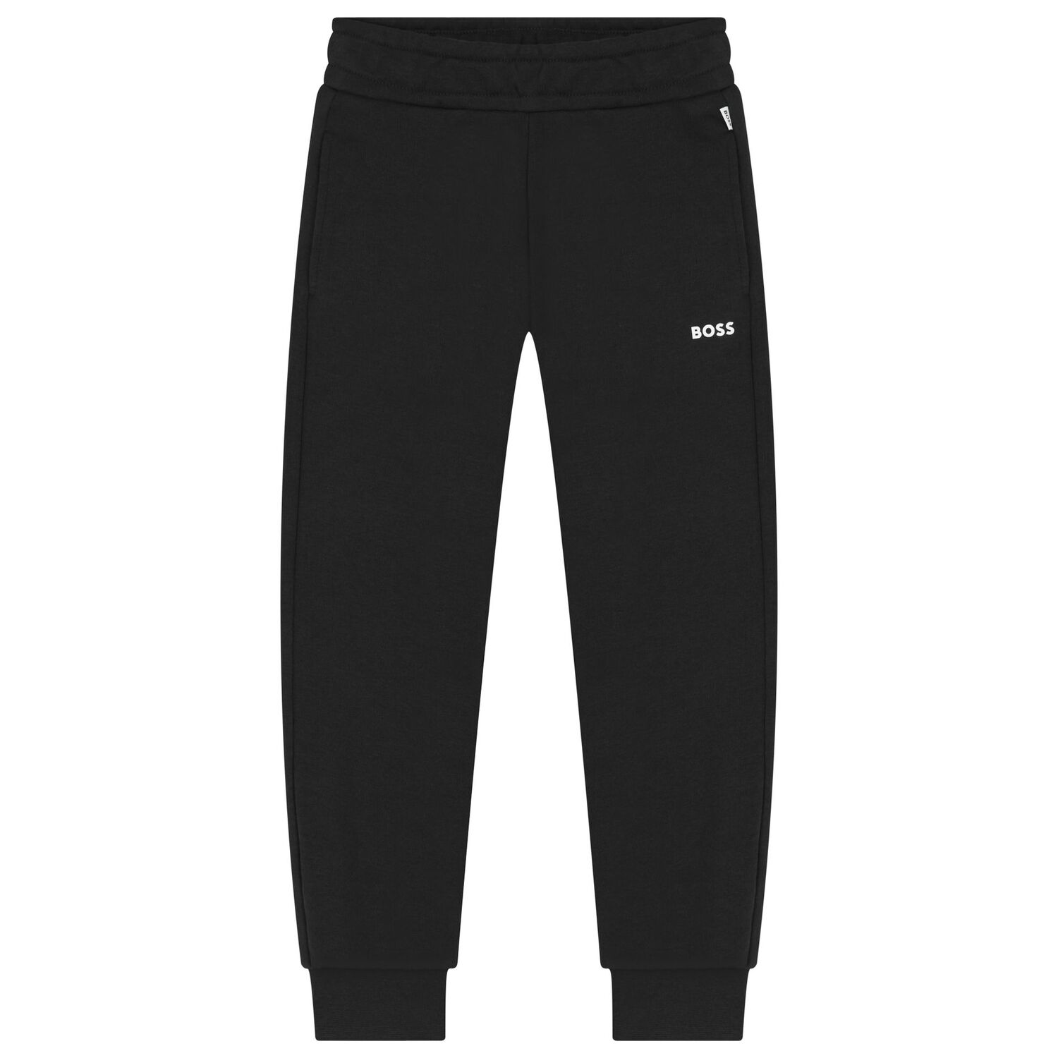 Boys Black Logo Tracksuit, 1, hi-res