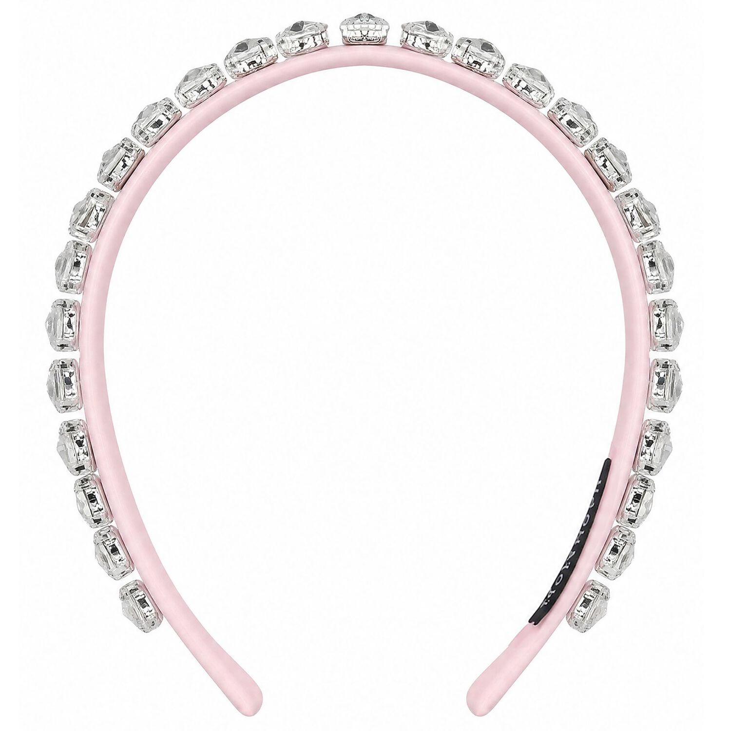 Girls Pink Crystal Embellished Headband, 2, hi-res