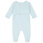 Baby Boys Blue Tiger Logo Babygrow, 1, hi-res