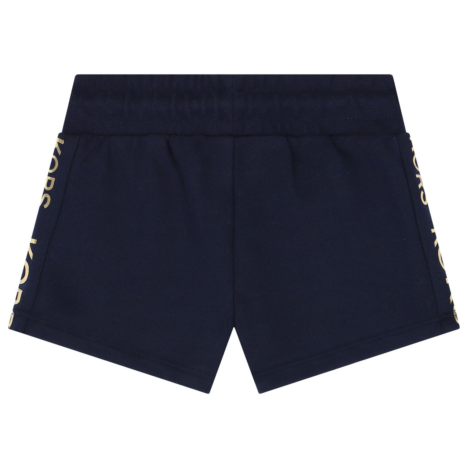 Girls Navy Blue Logo Shorts, 2, hi-res image number null