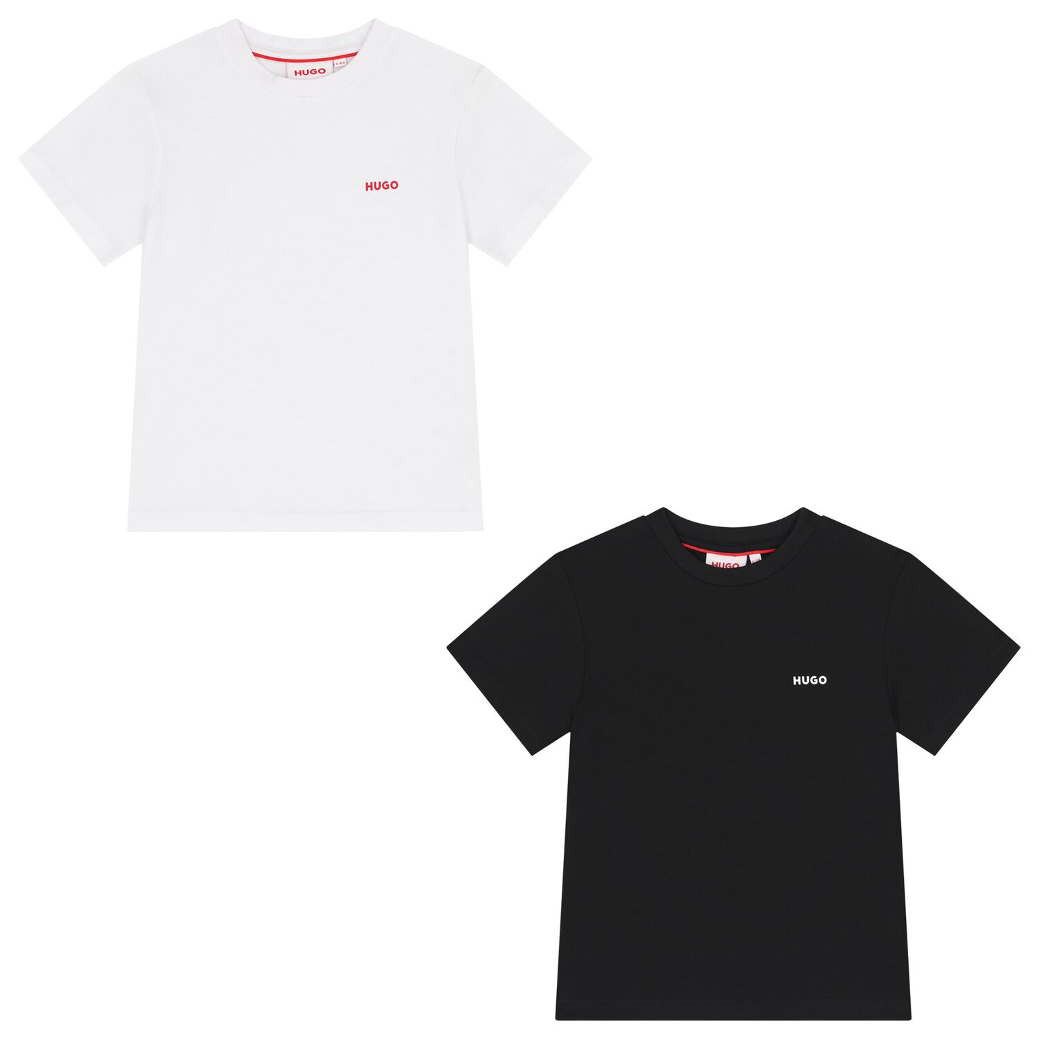 Boys White & Black T-Shirts ( 2-Pack ), 1, hi-res image number null