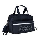 Navy Blue Logo Baby Changing Bag, 1, hi-res