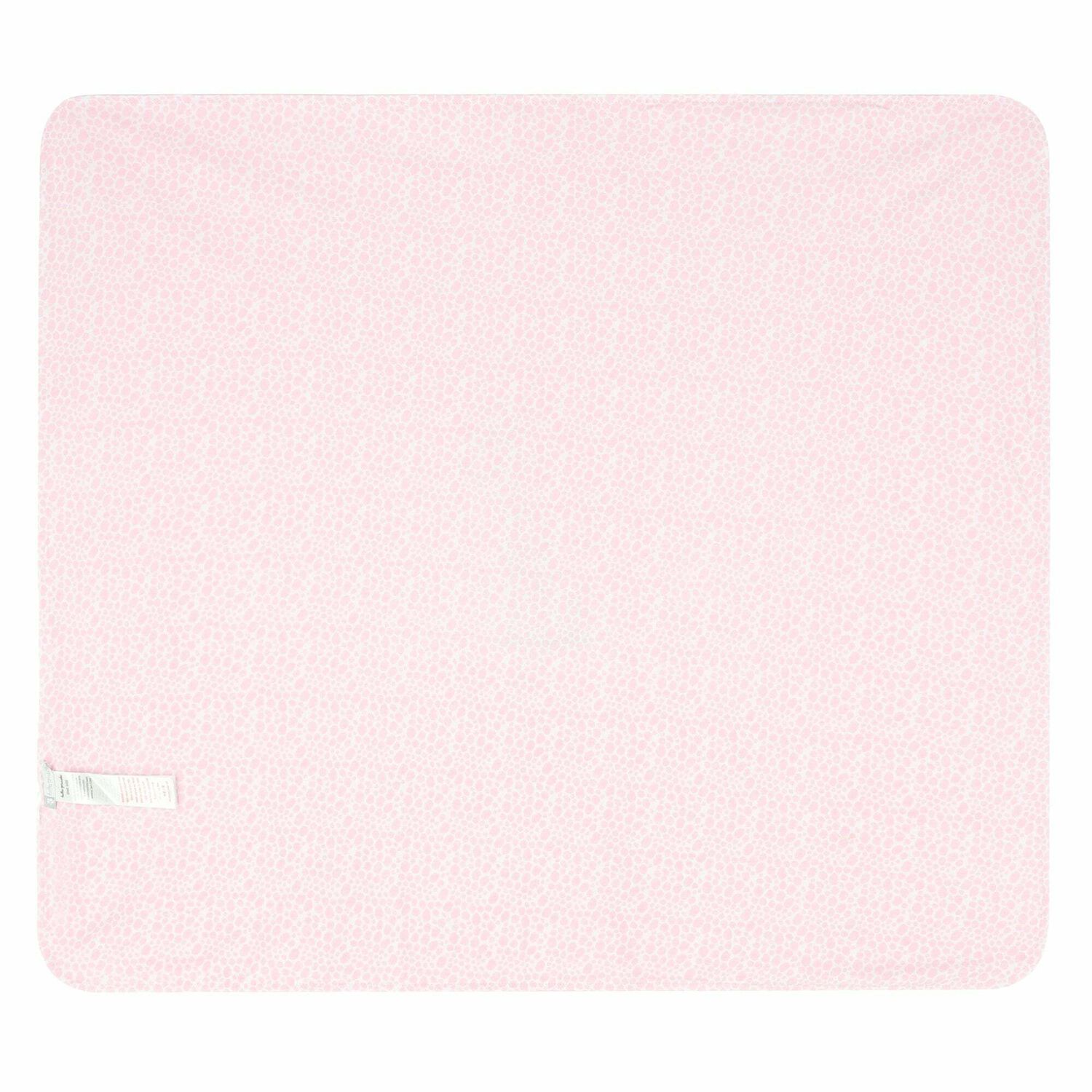 Baby Girls Pink Giraffe Logo Blanket, 1, hi-res