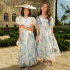 Girls Gold Flower Ball Bag, 1, hi-res