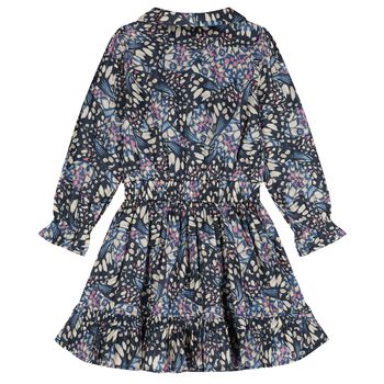 Girls Muti-Coloured Pleated Dress