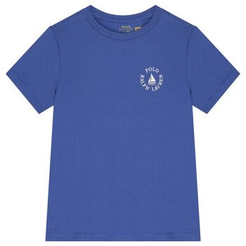 Boys Blue Logo T-Shirt