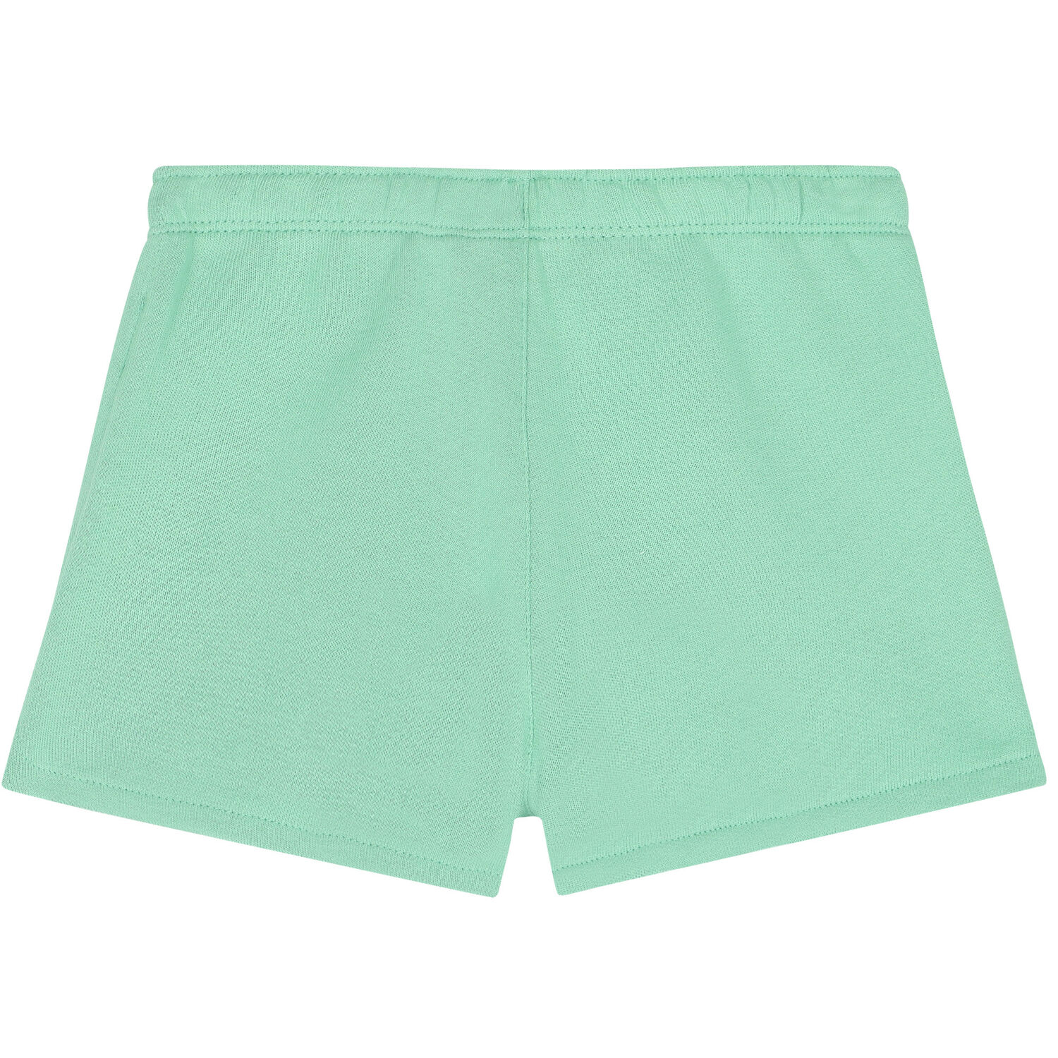 Girls Green Logo Shorts, 1, hi-res