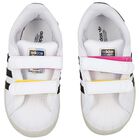 White & Black Superstar Led Lights Trainers, 1, hi-res