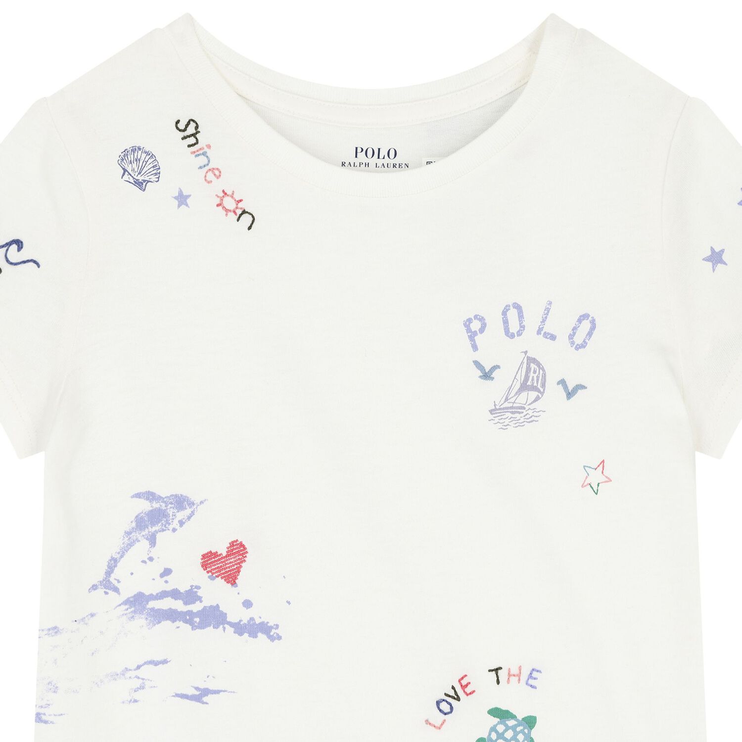 Girls White Logo T-Shirt, 1, hi-res image number null