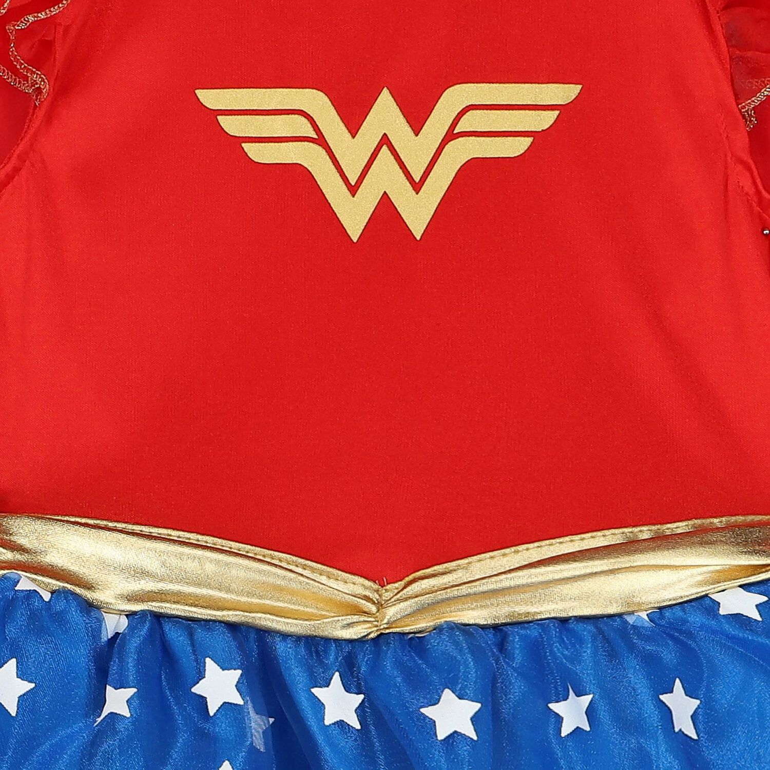 Girls Red & Blue Wonder Woman Costume, 1, hi-res