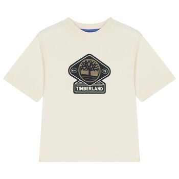 Boys Ivory Logo T-Shirt