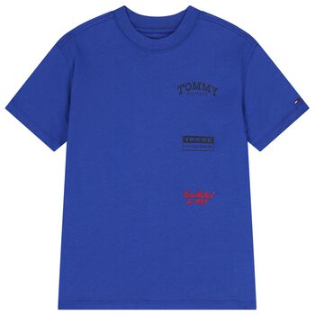 Boys Blue Logo T-Shirt
