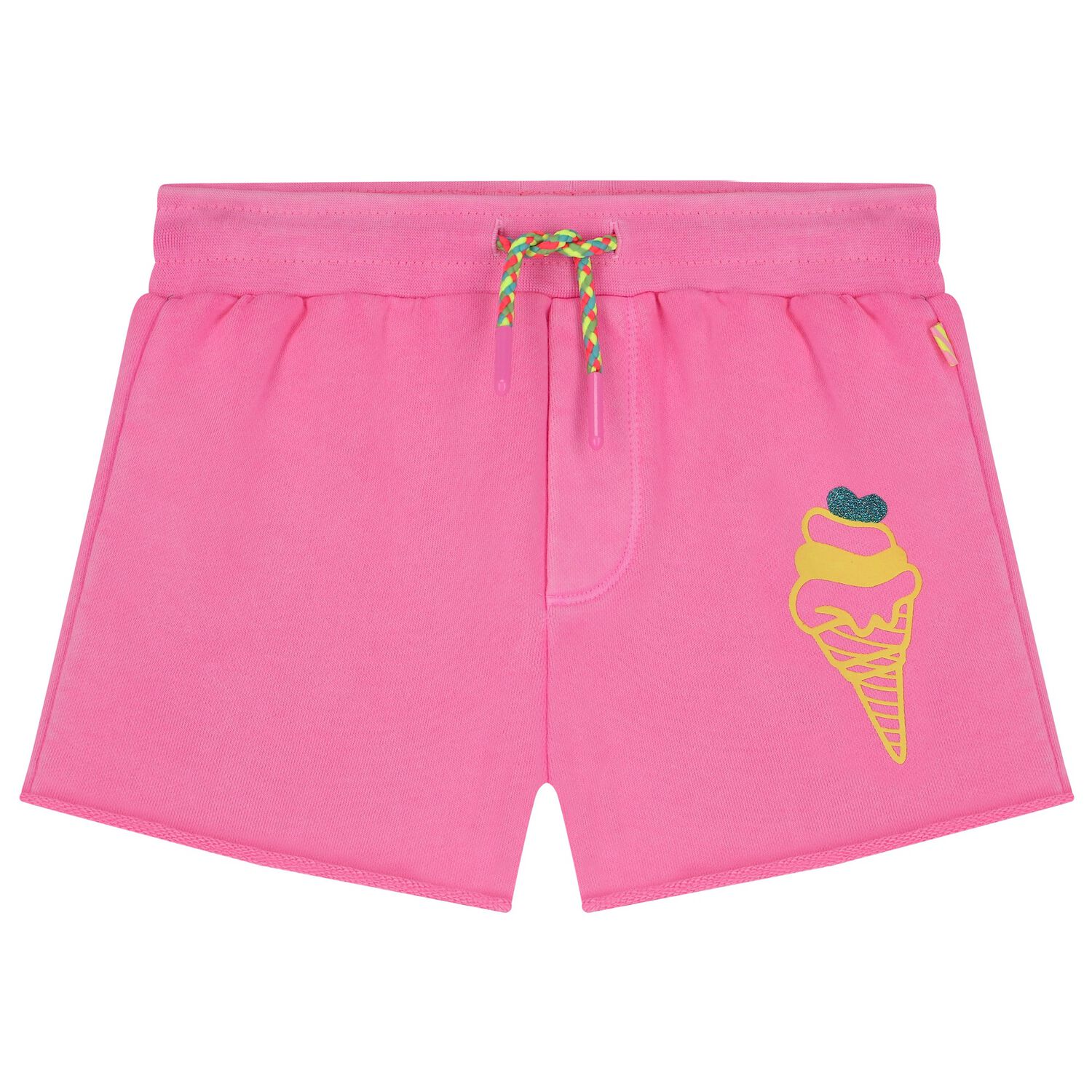 Girls Pink Ice Cream Shorts, 1, hi-res