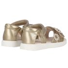 Younger Girls Ivory Flower Sandals, 2, hi-res