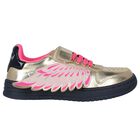 Girls Gold Wings Trainers, 1, hi-res