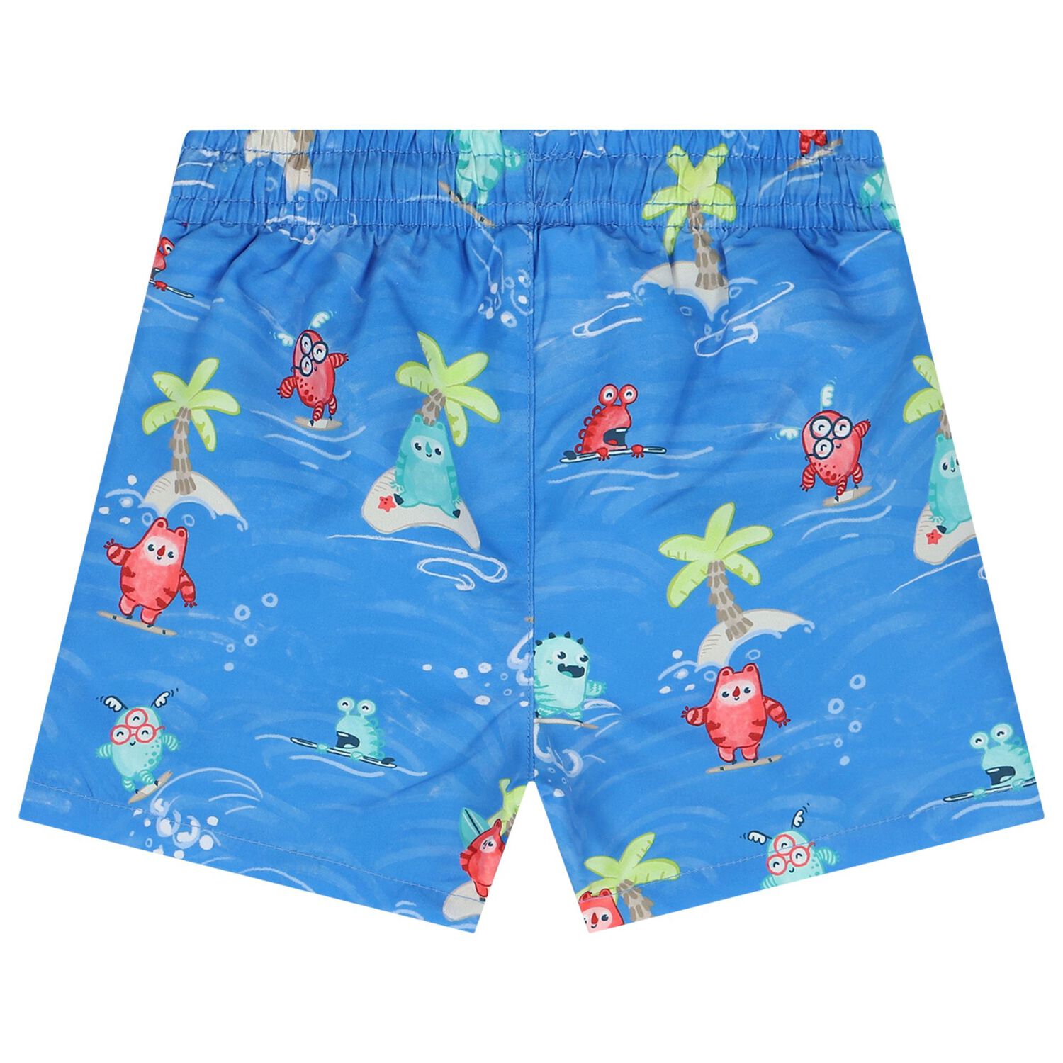 Younger Boys Red & Blue Swim Shorts Set, 1, hi-res image number null