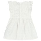 Baby Girls White  Broderie Anglaise Dress Set, 1, hi-res