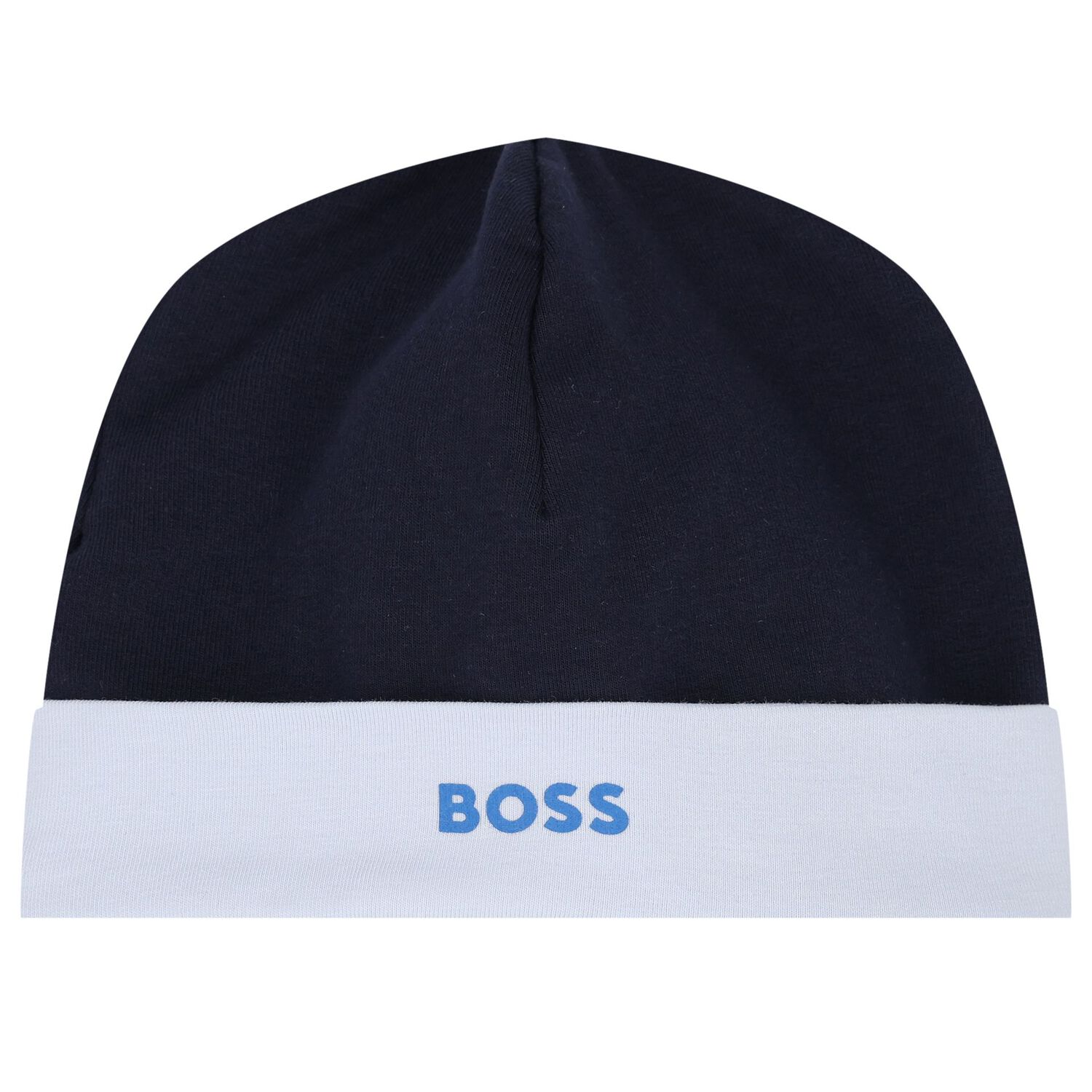 Baby Boys Navy Blue & Blue Logo Babygrow Gift Set, 1, hi-res