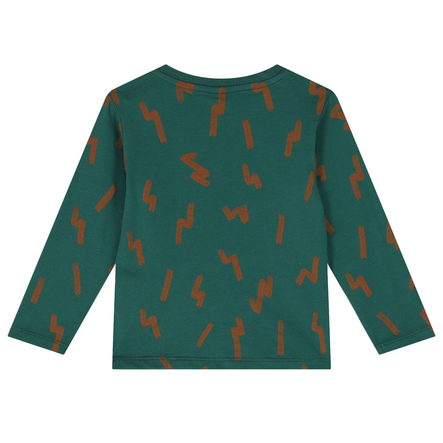 Younger Boys Green Bear Long Sleeve Top, 1, hi-res image number null