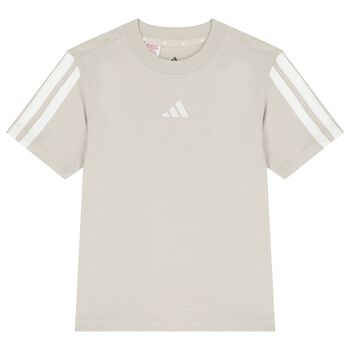 Boys Grey Logo T-Shirt