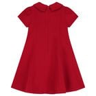 Girls Red Bow Dress, 2, hi-res