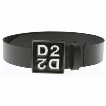 Boys Black Logo Belt