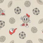 Younger Boys White, Red & Beige Shorts Set, 1, hi-res