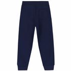 Boys Navy Logo Joggers, 1, hi-res