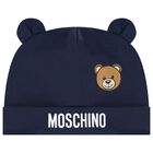 Navy Blue Teddy Bear Logo Babygrow Gift Set, 3, hi-res