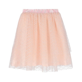 Girls Pink Tulle Skirt