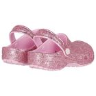 Girls Pink Glitter Classic Clogs Sandals , 1, hi-res