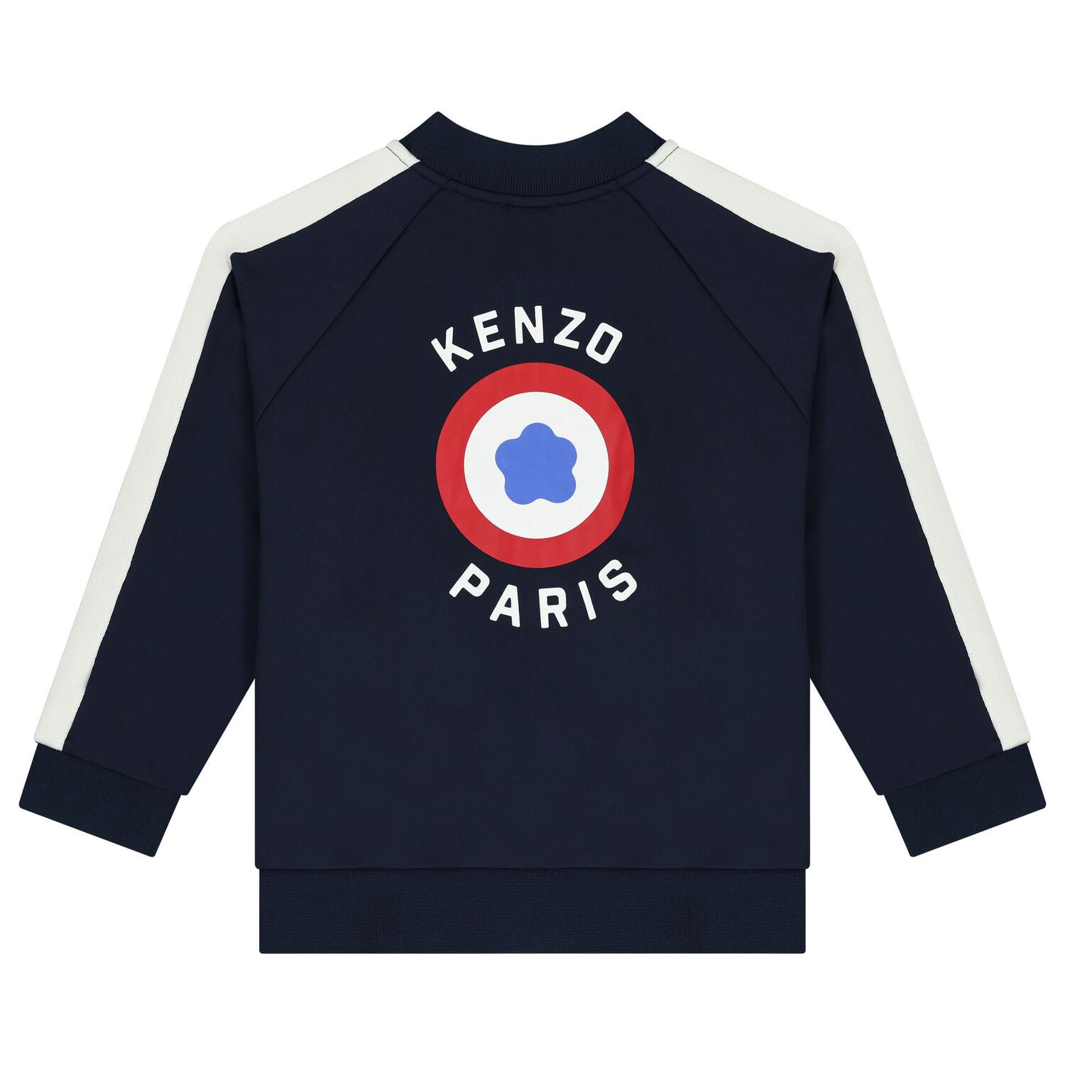 Navy Blue Logo Zip Up Top, 1, hi-res