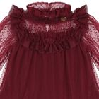 Girls Red Dots Tulle Myrtisa Dress, 1, hi-res