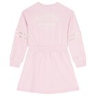 Girls Pink Logo Dress, 2, hi-res
