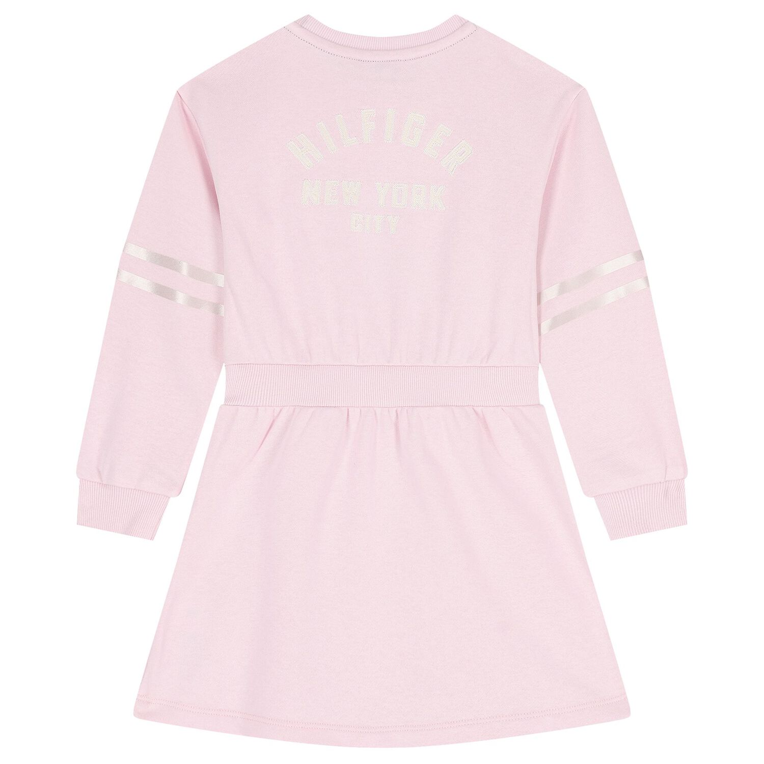 Girls Pink Logo Dress, 2, hi-res image number null