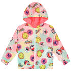Girls Neon Pink Reversible Jacket, 1, hi-res