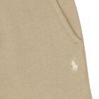 Boys Beige Logo Joggers, 1, hi-res