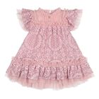 Baby Girls Pink Lace Sequin Gemma Dress, 2, hi-res