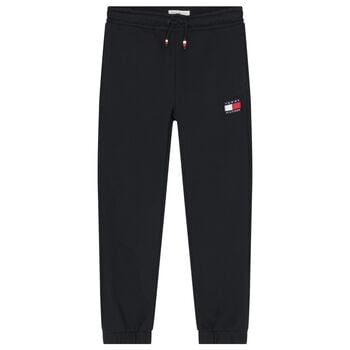 Boys Black Logo Joggers